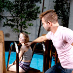 First pic of Dakota Burns hooks up with the pool boy for instant sex