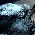 Third pic of SexPreviews - London River busty blonde is bound for kinky feet treatment by maledom