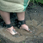 Fourth pic of SexPreviews - London River busty blonde is bound for kinky feet treatment by maledom