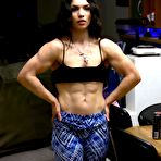 First pic of Muscle Girl Tia Nude