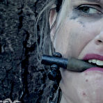 Second pic of SexPreviews - Sasha Heart busty is bound outdoors by remote house her naked body exposed