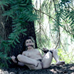 Fourth pic of SexPreviews - Sasha Heart busty is bound outdoors by remote house her naked body exposed