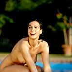 Fourth pic of Gena Miller peels off her green bikini in the blistering sun