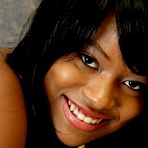 First pic of Amber Spreads Shaved Ebony Pussy