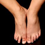 Second pic of Lily Love is one hot and sexy coed with her tiny feet