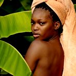 Third pic of 
	  Deserea black model outdoors | Sexy-Models.Net