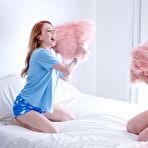 First pic of Spicy Redheads Hannah Grace & Madi Collins Sharing Cock - All Girl Annihilation