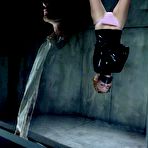 Second pic of Lexi Belle finds her slit banged by Mr. Pete after upside down suspension