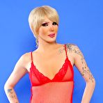 First pic of Alessandra Blonde Red Lingerie