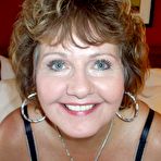 First pic of Busty Bliss - Hot Mature Mommy Poses in Pearl Panty Thong 