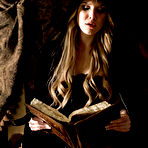 Second pic of Sierra Enchanting Reading Bare Maidens - Cherry Nudes