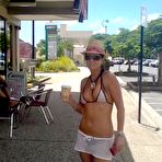 First pic of Roxeanne - white malibu strings on the rocks 2 picture gallery