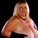 Second pic of Plumper Kelly James shows her extremely massive balloons