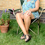 First pic of Naughty Camilla gets frisky in her garden