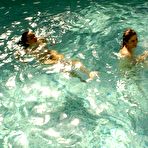 Second pic of Latina Samantha Cruz and her friends in bikinis and sun glasses have a good time outside