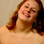 Third pic of Cute BBW model Serena Bliss dressed in black bares her big sized natural tits