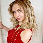 First pic of Sophie Gem Tiny Blonde in Red