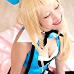 Fourth pic of Mizuki Gets Bukkake Facial In Cosplay Outfit