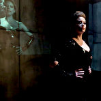 First pic of Latex clad dominatrix Maitresse Madeline punishes her slave Kade in the dark