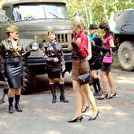 First pic of Crazy outdoor mud exercises of clothed Gina Killmer, La Bella Blanca, Nessa Devil and Jenny Lee