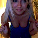 First pic of Brooke Marks Blue Slip Screencaps