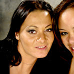 Fourth pic of Busty police woman Sandra Romain punishes and fucks exotic Annie Cruz with enthusiasm