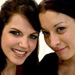 Fourth pic of January Seraph gets strapon fucked by latex clad domme Bobbi Starr in a fetish clinic