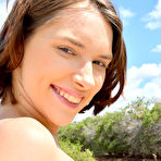 Second pic of Natalie in Seethrough In White - FTVGirls.com