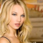 First pic of Blonde hottie Lily Ivy playing with her pussy while wearing stockings