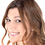 Third pic of Stefania Beatty strips out of her purple swimwear