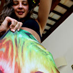 Fourth pic of Melena Tara teasing in her tight wonderland pants