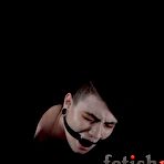 First pic of Hogcuffed Lydia Black Almost Sobs Under Inescapable Solo Bondage | Fragile Slave