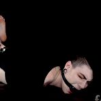 Fourth pic of Hogcuffed Lydia Black Almost Sobs Under Inescapable Solo Bondage | Fragile Slave