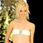 First pic of Gorgeous blonde teen Christy Lynn gets into the bathtub and shows off her slender body