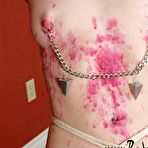 Second pic of The nasty babe&rsquo;s Madison Young body is all red from the heavy tortures Natali Demore gives to her