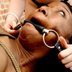 Third pic of Redhead dominatrix Natali Demore loves to play with sexy body of black girl Stacey Cash
