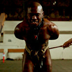 Second pic of Big meloned domina Dia Zerva having fun with her chocolate slave Jack Hammer