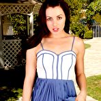 Second pic of Sexy petite amateur Lexi teases with her trimmed pussy