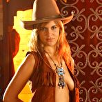 First pic of Cowgirl Sigita wildly exposing her big and soft melons and tight yummy butt.