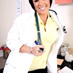 First pic of Horny doctor Kayla Synz gives it to her handsome patient after eye exam