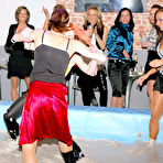 Second pic of Barbara Sweet and the girls get mud wrestling match started with their clothes on 