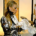 Second pic of Christina Lee and Melissa Ria turn the restaurant into a messy room covered in mud 