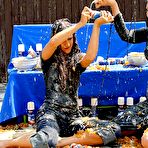 Third pic of Natalie Shark gets the girl-girl food fight with dozens of ingredients started 