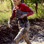 Third pic of Outdoor mud wrestling between Gina Killmer, La Bella Blanca, Jenny Lee, Kristy Lust and Teri Sweet