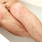 Second pic of Hairy Sofia spreads her bush