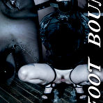 First pic of SexPreviews - Mallory Maneater high heels tattoo brunette is bound in dungeon her pussy toyed to orgasms