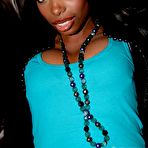 First pic of Black beauty Courtney Fox is worshipping hard dicks until men produce cum shot