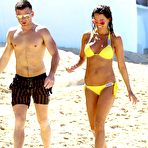 Third pic of Danielle Lloyd in yellow bikini