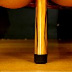 Third pic of Ann Toying Shaven Teen Pussy