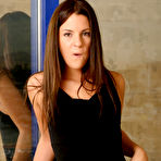 First pic of Shaved Jewel Affair with nicely shaped juicy ass and tiny tits strips down to her bare skin